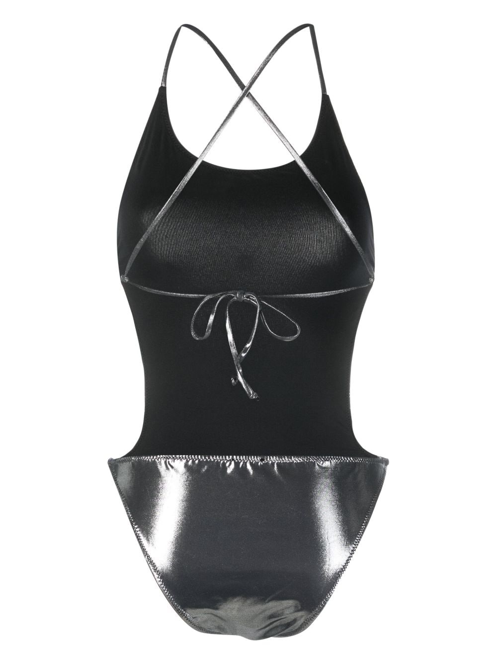 open-back one-piece swimsuit - 2