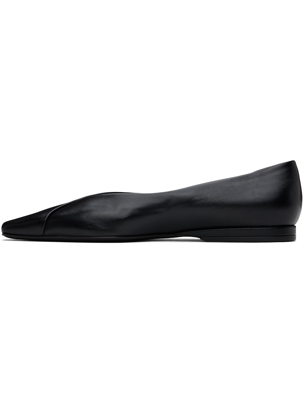 Black Barsi Ballerina Flats - 3
