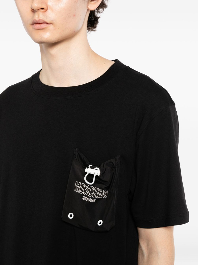 Moschino LOGO-PRINT POCKET T-SHIRT outlook