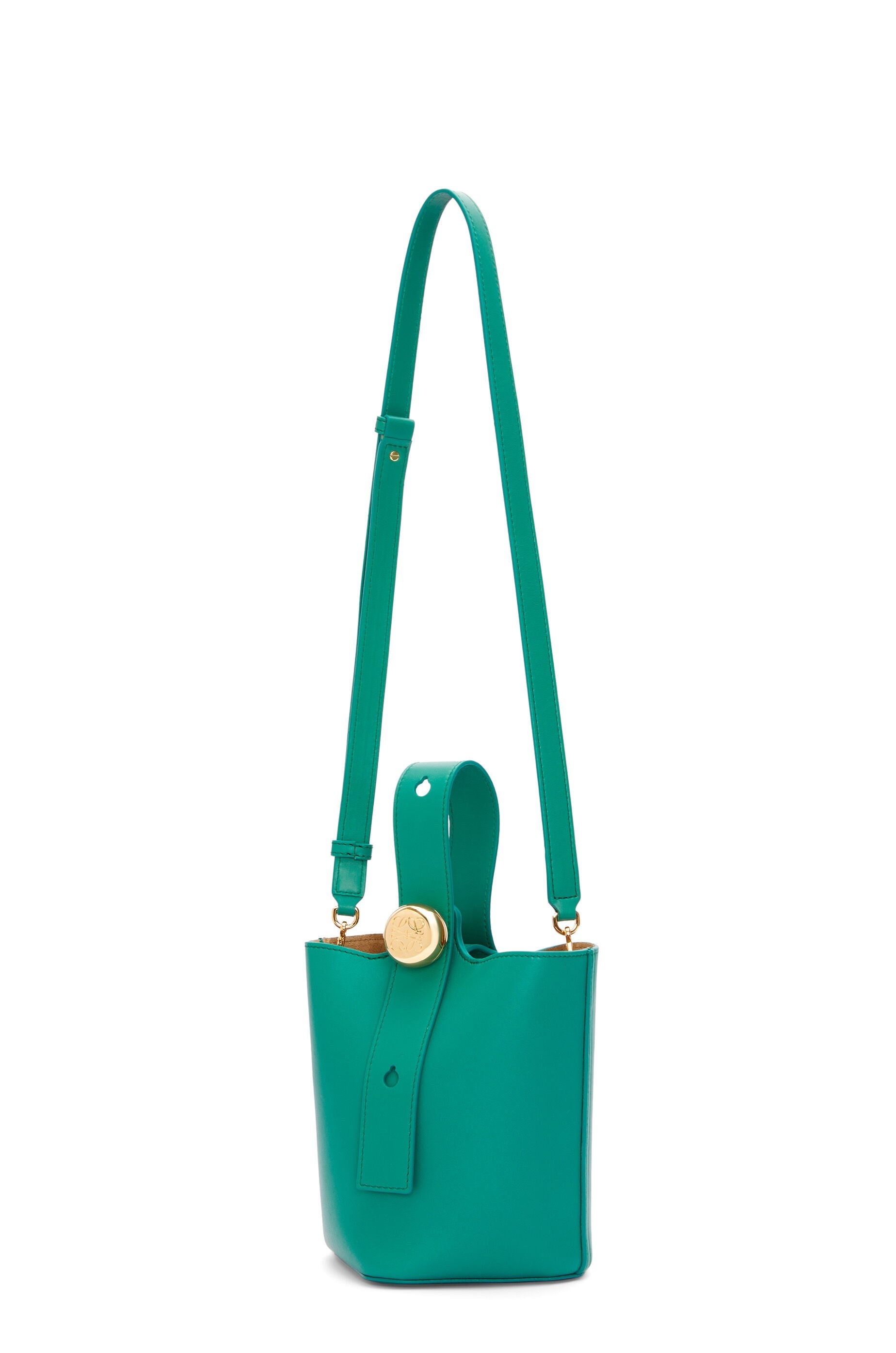 Mini Pebble Bucket bag in mellow calfskin - 6