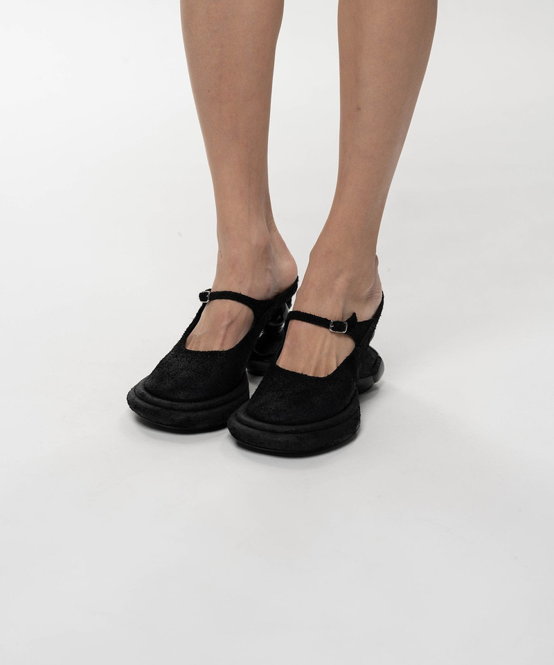 Duck Heel Suede Mule 9