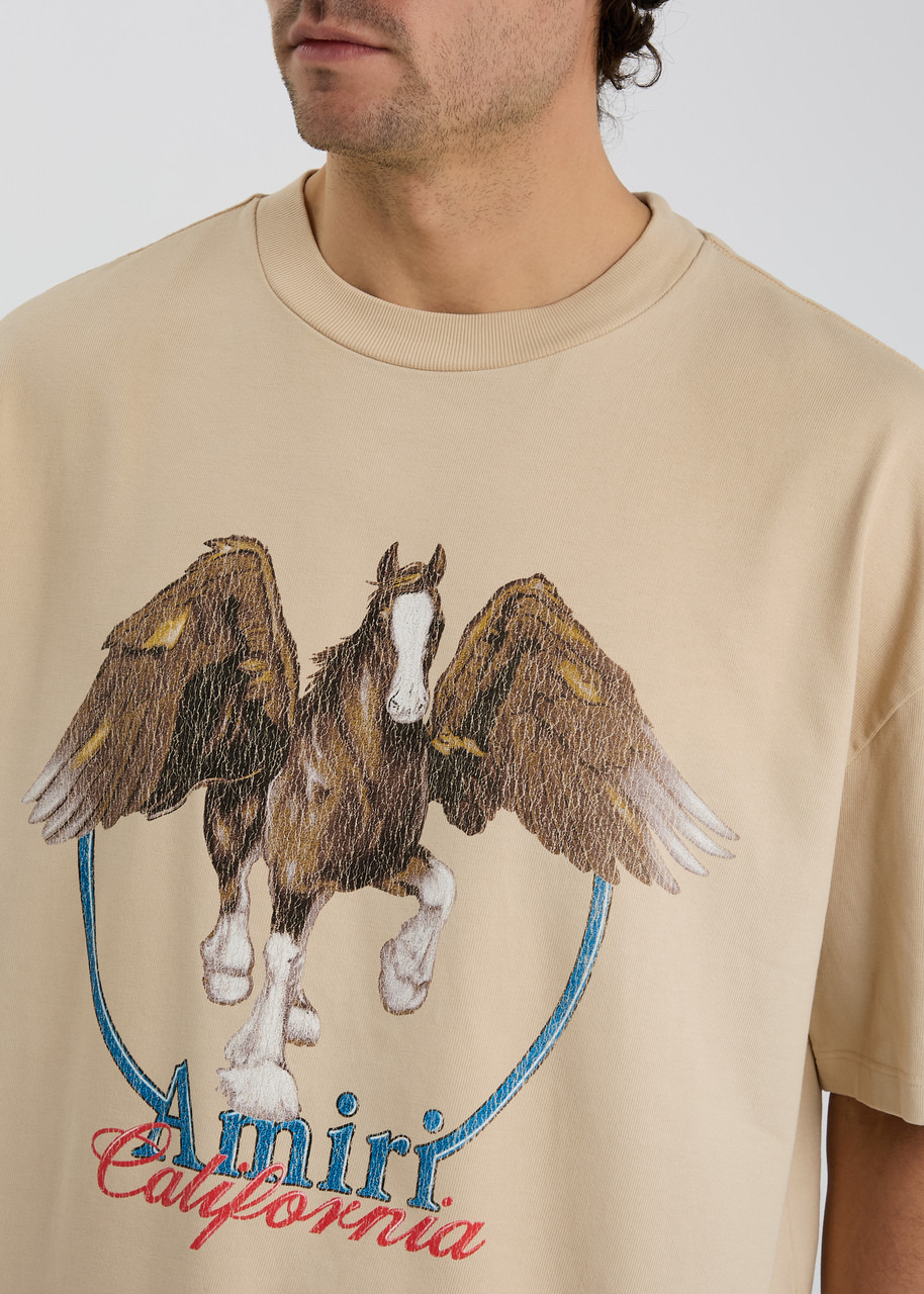 Amiri Vintage Pegasus Printed Cotton T-shirt - 5