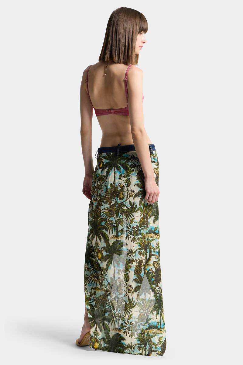 MONKEY BUSINESS LONG DENIM SKIRT 4