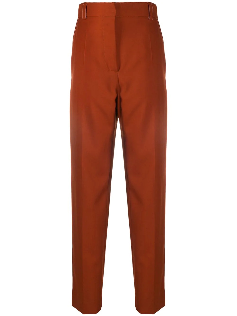 tailored straight leg trousers - 1