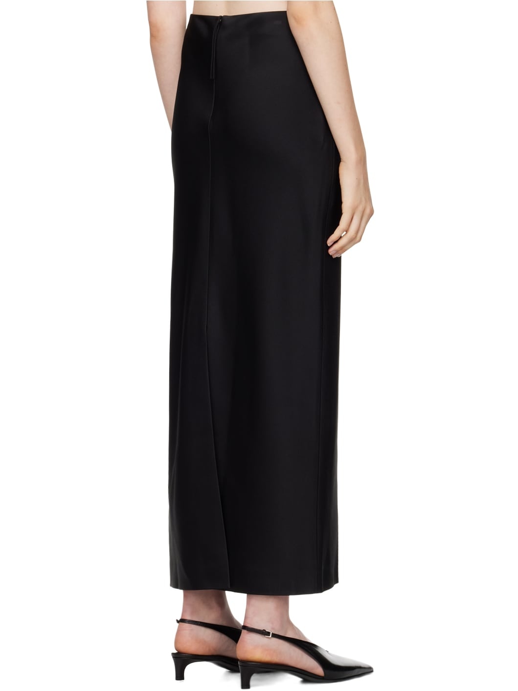 Black Long Maxi Skirt - 3