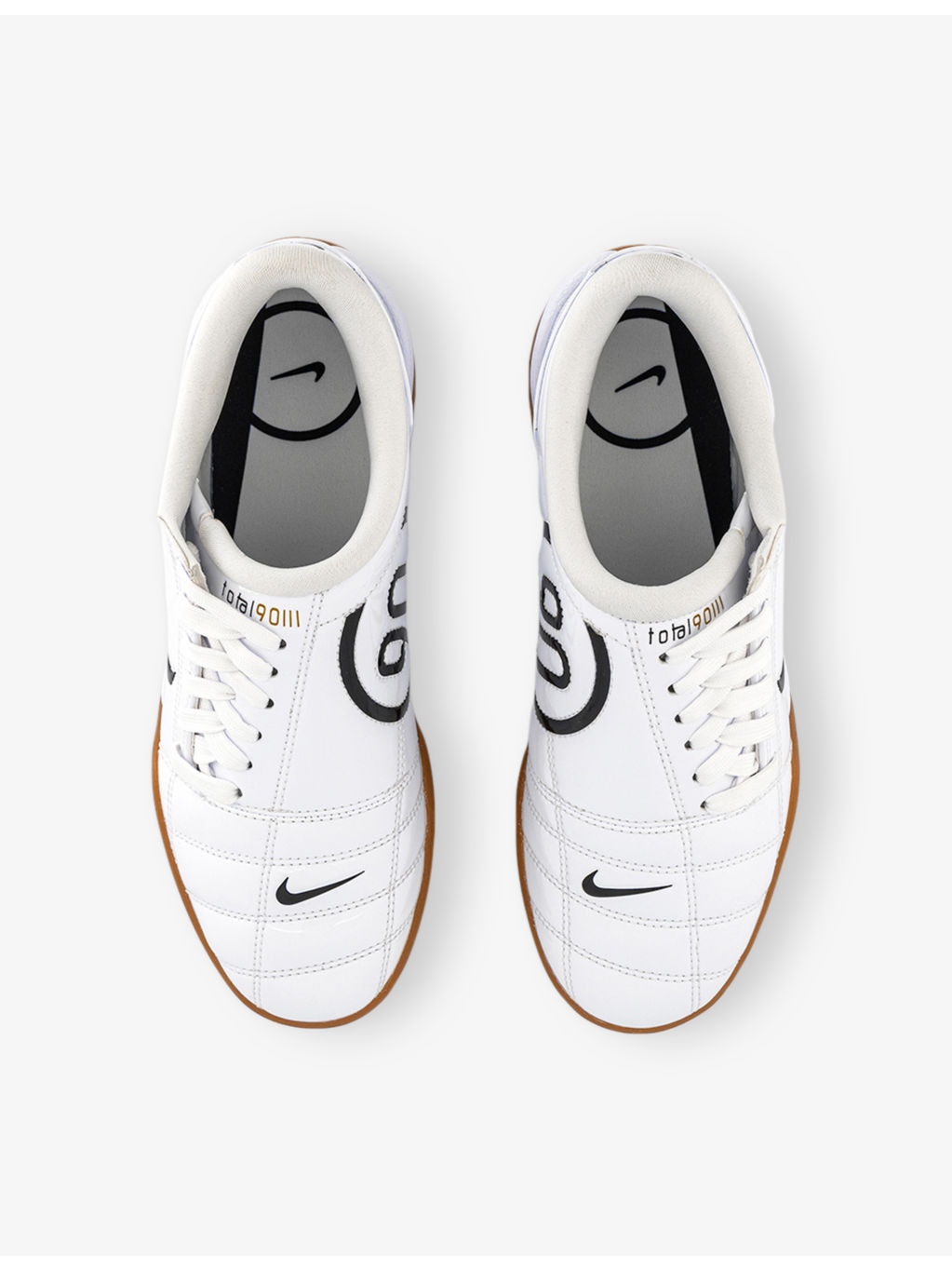 W T90 Patent-Leather Low-Top Trainers - 2