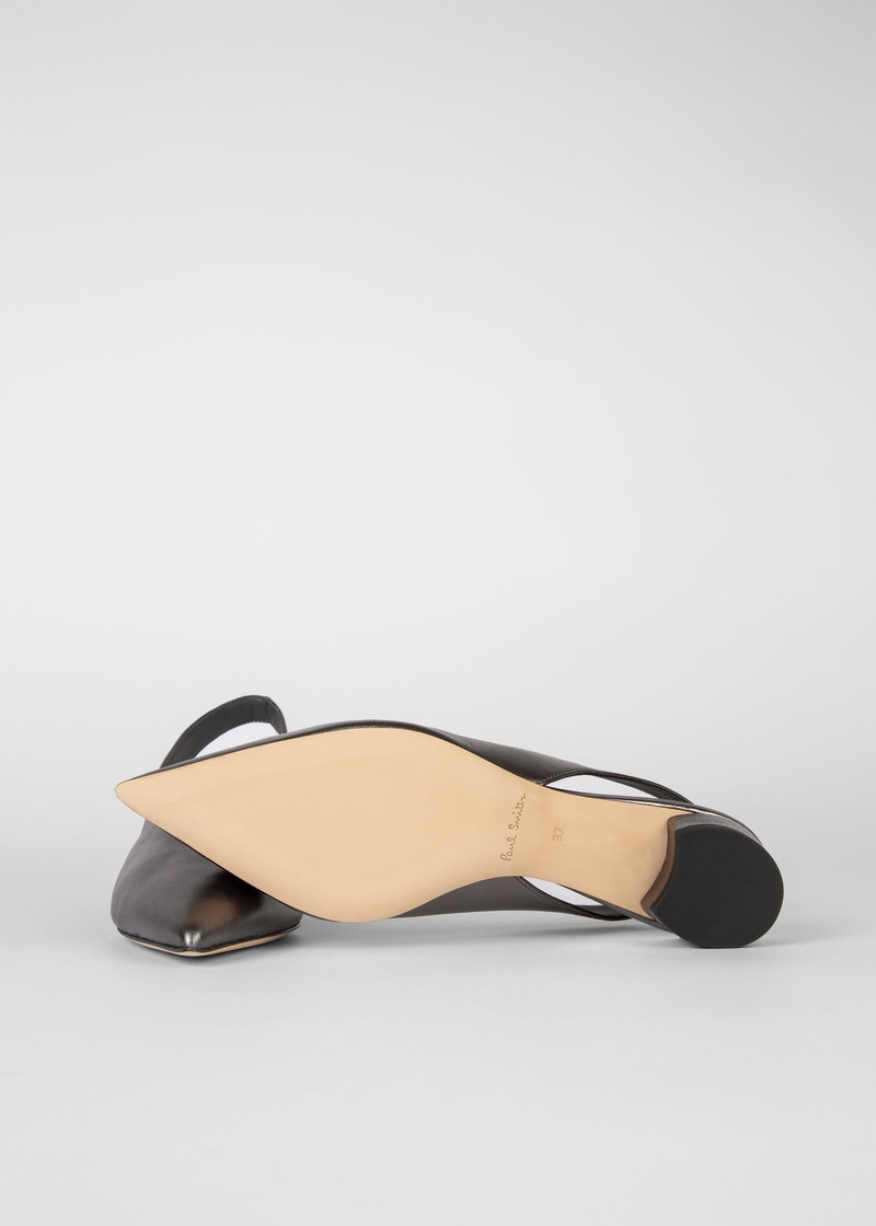 Leather Sling Back 'Enid' Heels 4