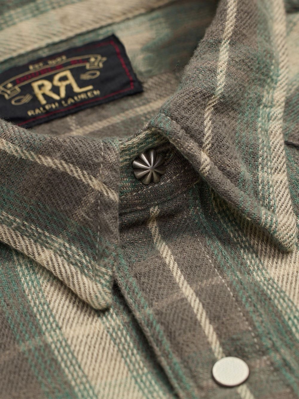 plaid-check cotton shirt - 3