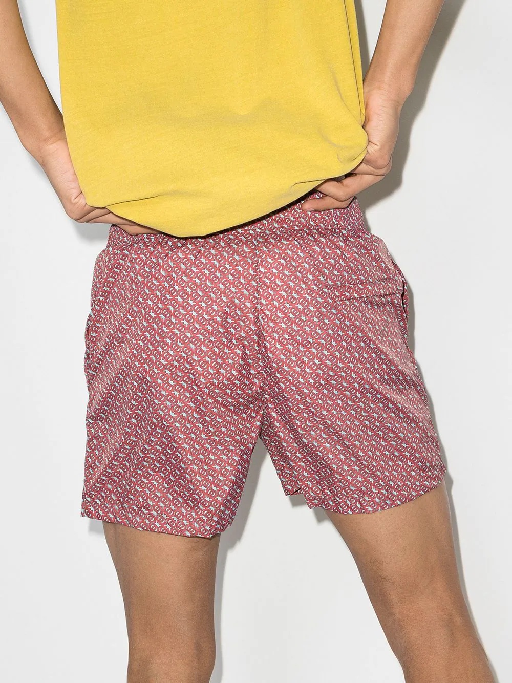 monogram-print swim shorts - 3