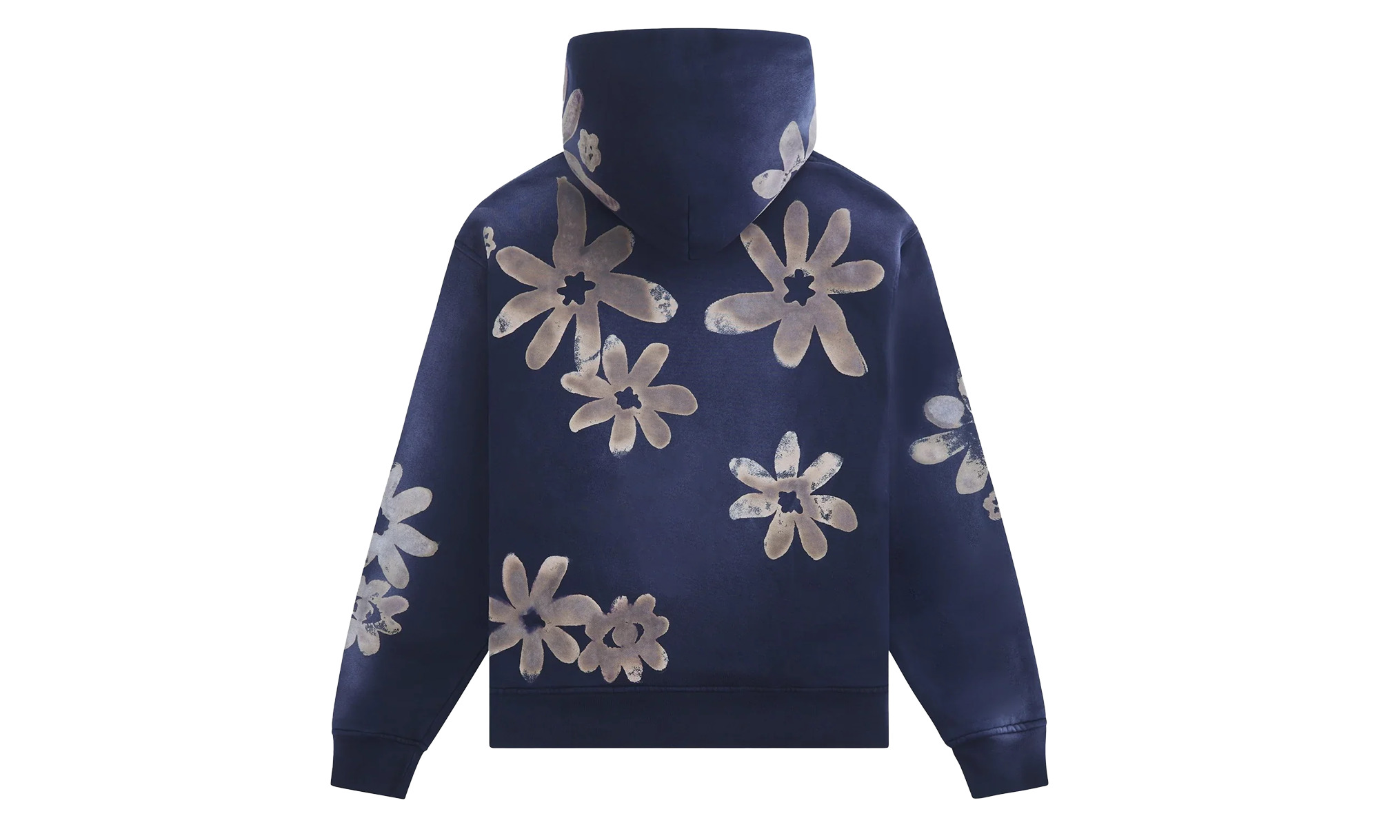 Block Print Hoodie w/ heavy crystals "Nightfall" - 2