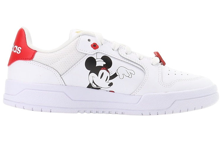 (WMNS) adidas NEO X Disney Entrap 'White Red' FW7011 - 2