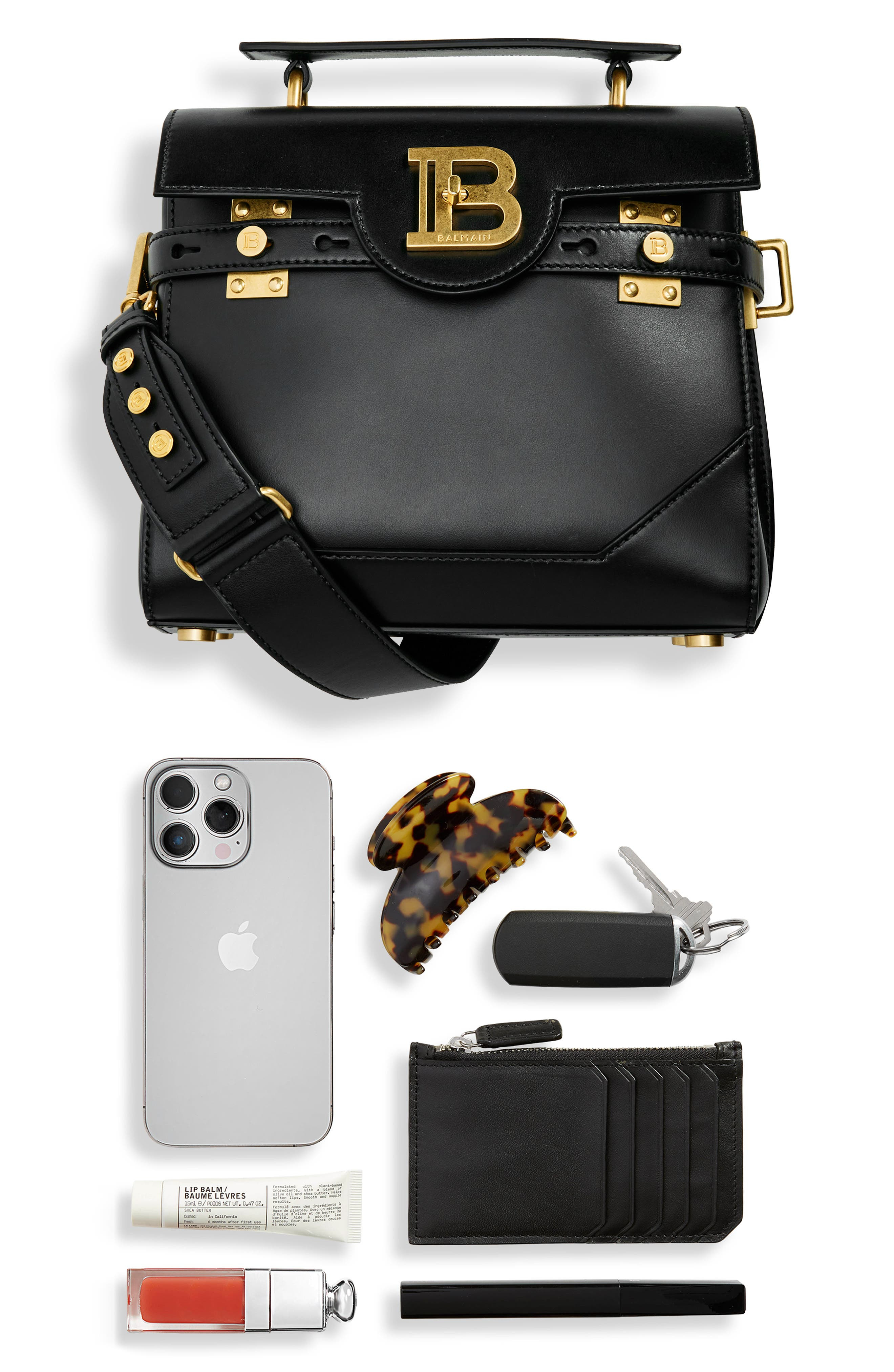 B-Buzz 23 Monogram Leather Top Handle Bag - 8