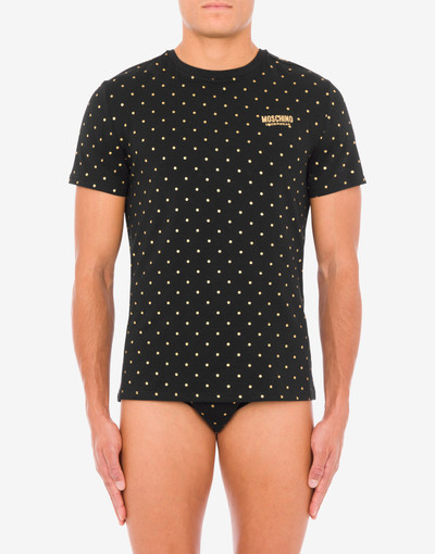 Moschino POLKA DOTS T-SHIRT AND BRIEFS SET outlook