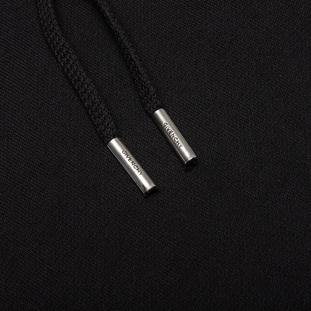 GIVENCHY CHITO BANDANA OVERSIZED HOODIE - BLACK - 4