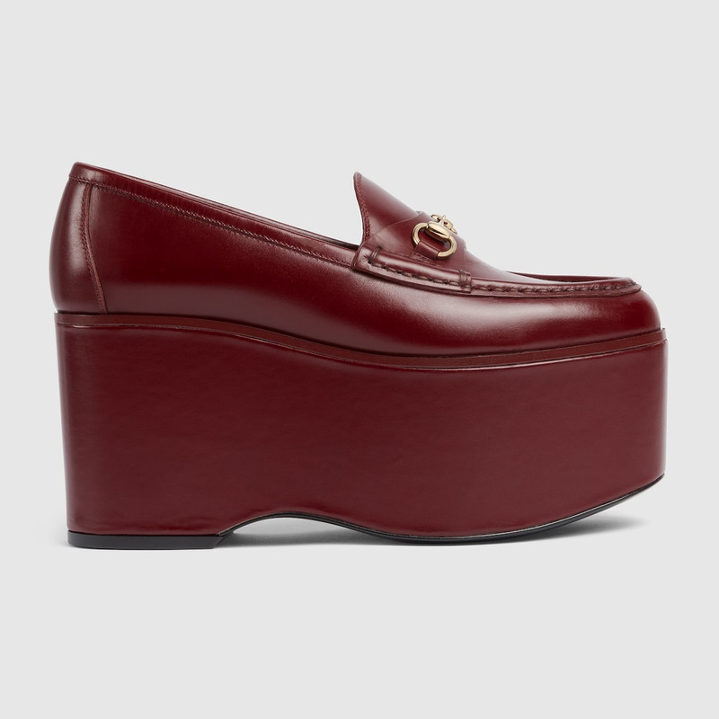 Women's Gucci Horsebit platform loafer 1