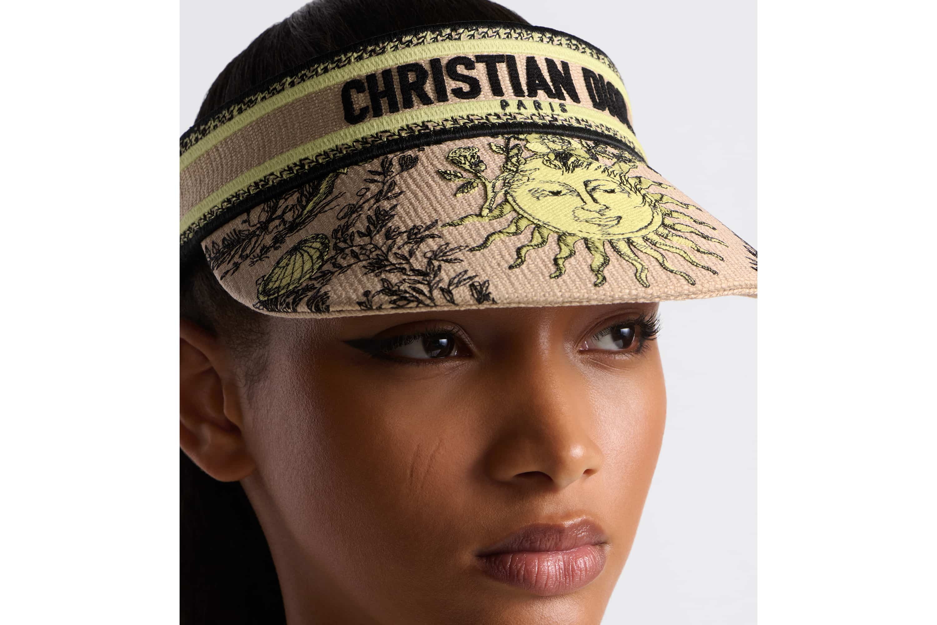 Dioriviera D-Smash Toile de Jouy Soleil Visor - 3