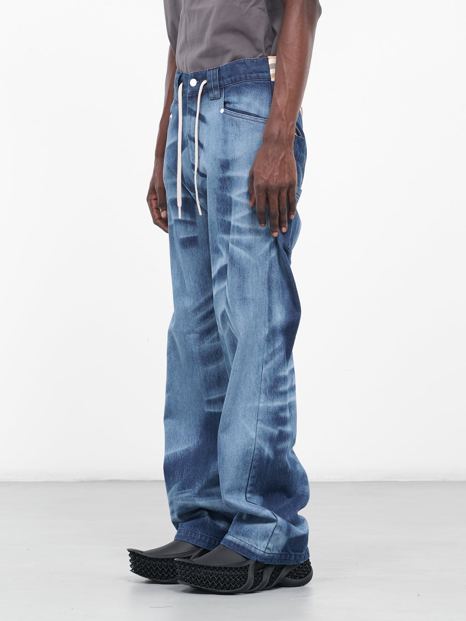 Del Cross-Over Low-Ride Jeans - 2