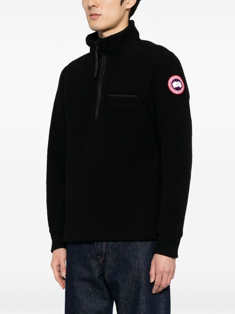 Lawson logo-print fleece sweatshirt - 3