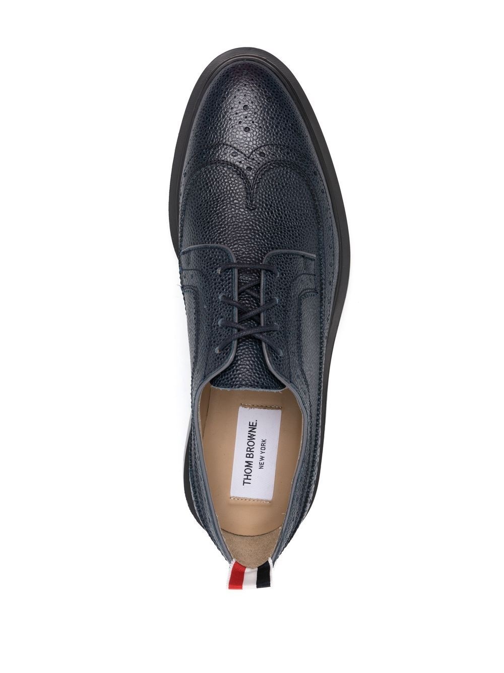 lace-up leather brogue - 4