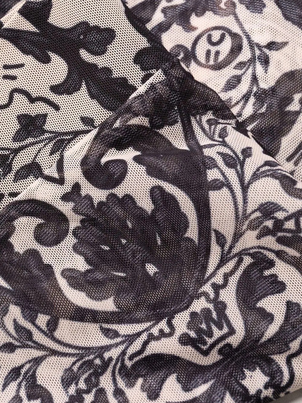 New Baroque  printed tulle leggings - 7