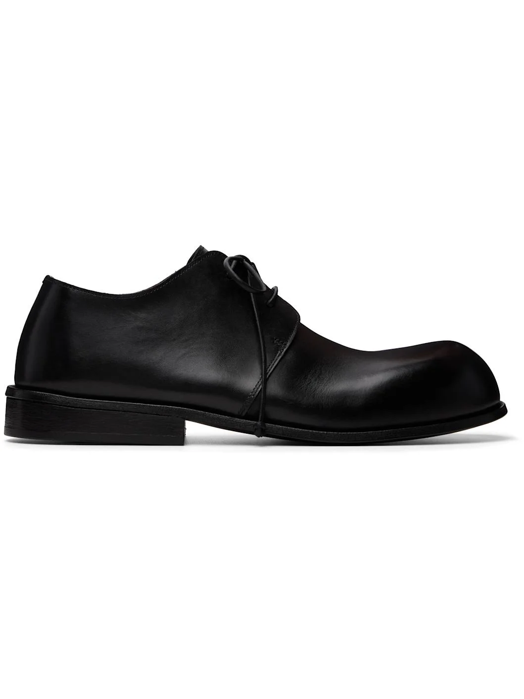 Black Muso Leather Oxfords - 1