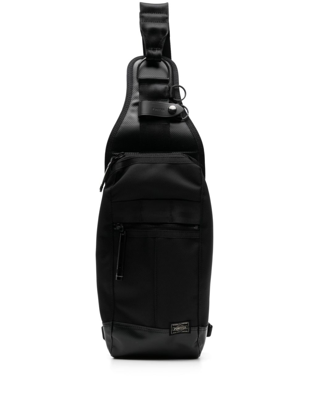 logo-patch shoulder bag - 1