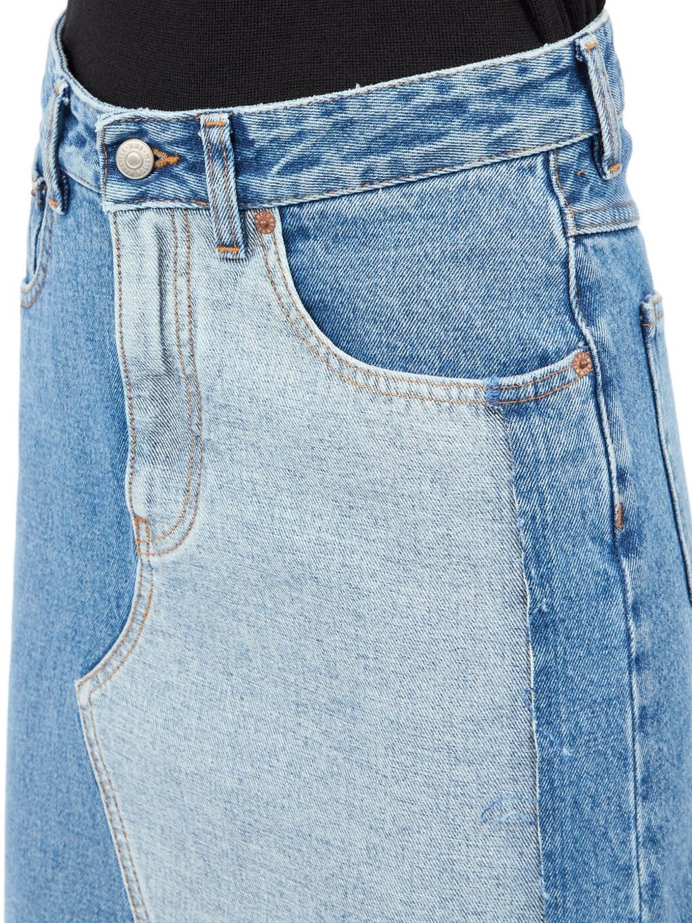cotton denim skirt - 7