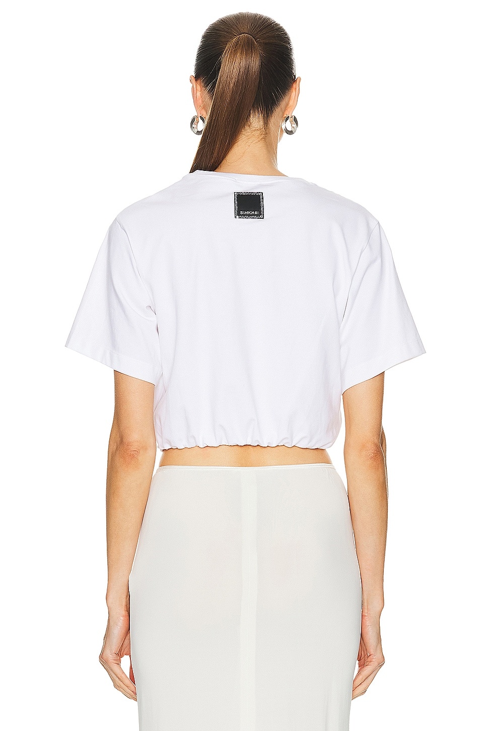 Jojo Short Sleeve Cropped T-shirt - 3