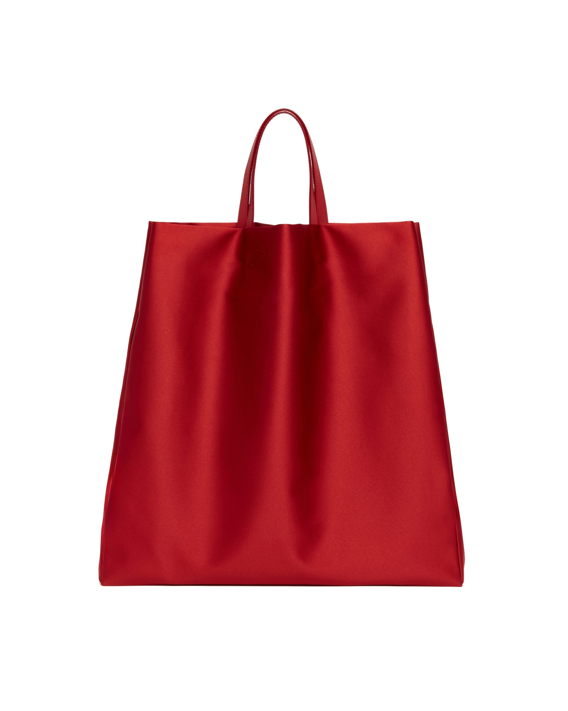 Red Satin Jeanne Tote Bag - 7
