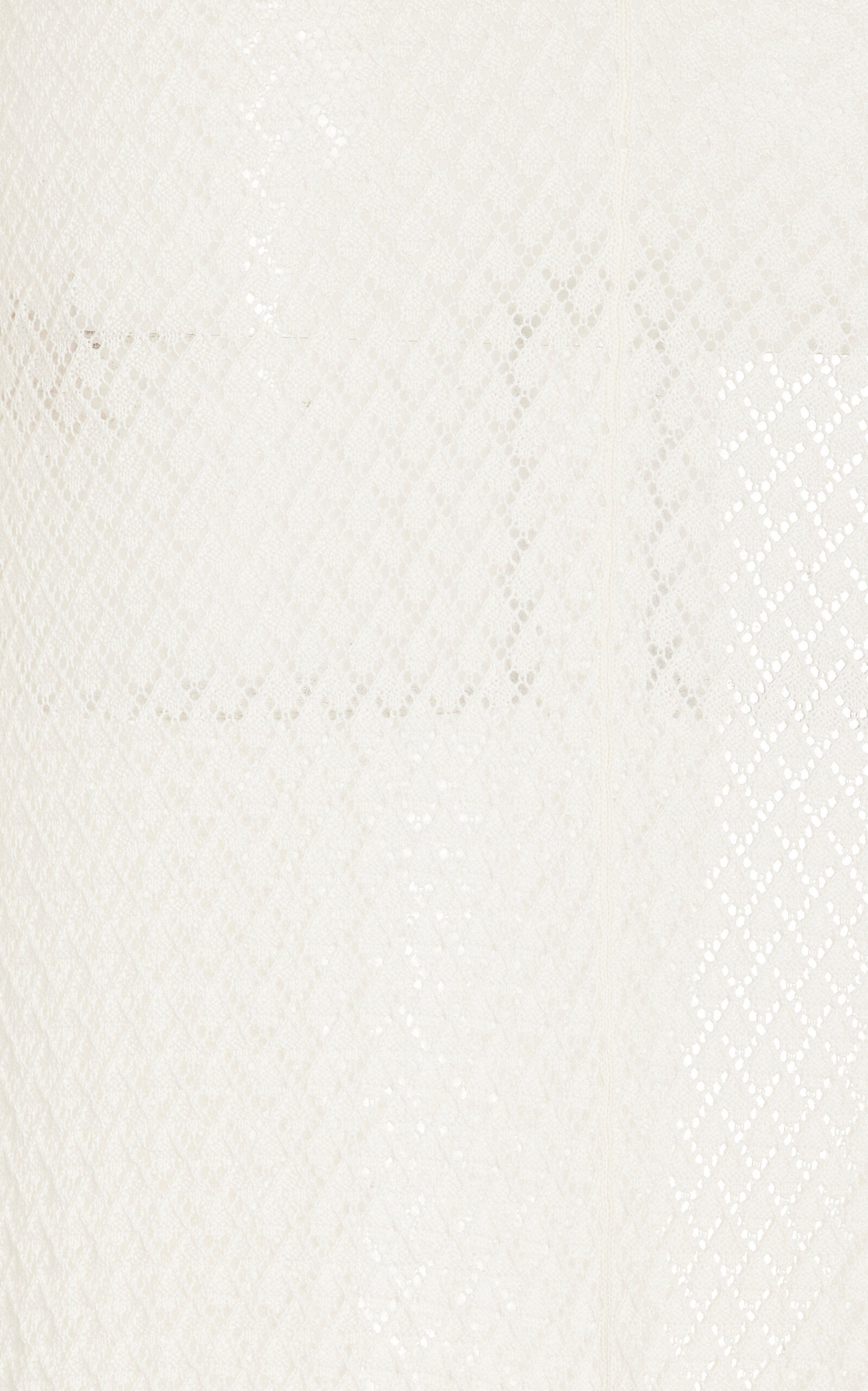 Tanzania Pointelle-Knit Organic Cotton Maxi Dress white - 5