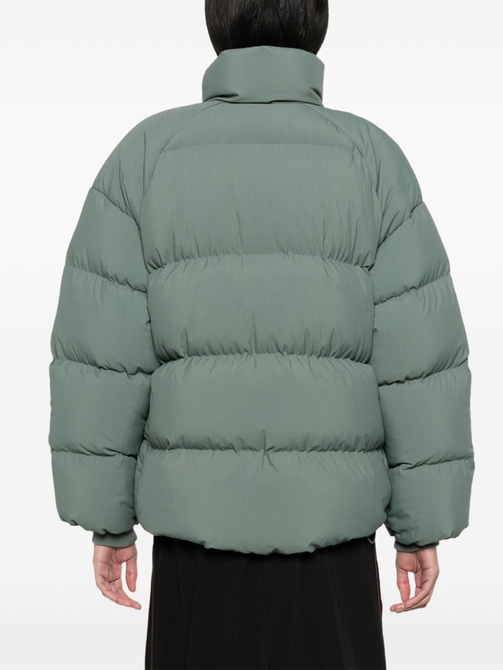 x Y-3 asymmetric puffer jacket - 4