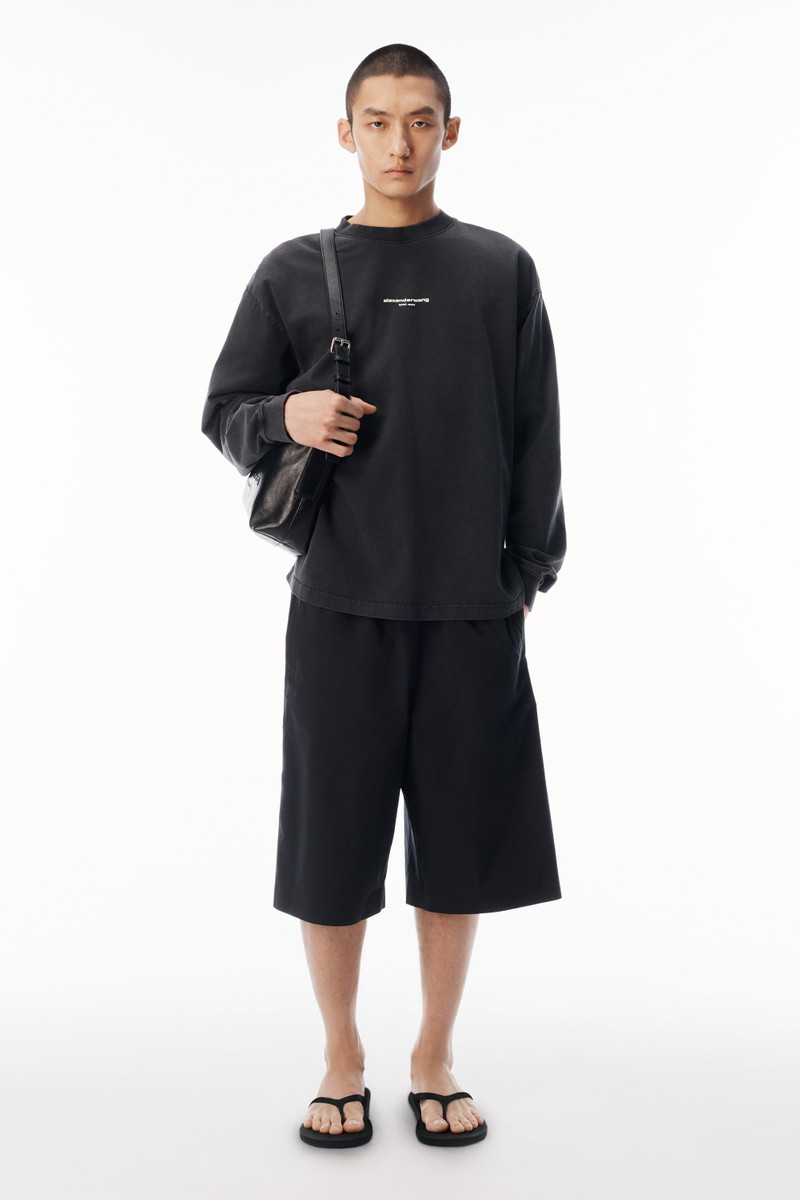 Alexander Wang LOGO PRINT LONG SLEEVE TEE outlook