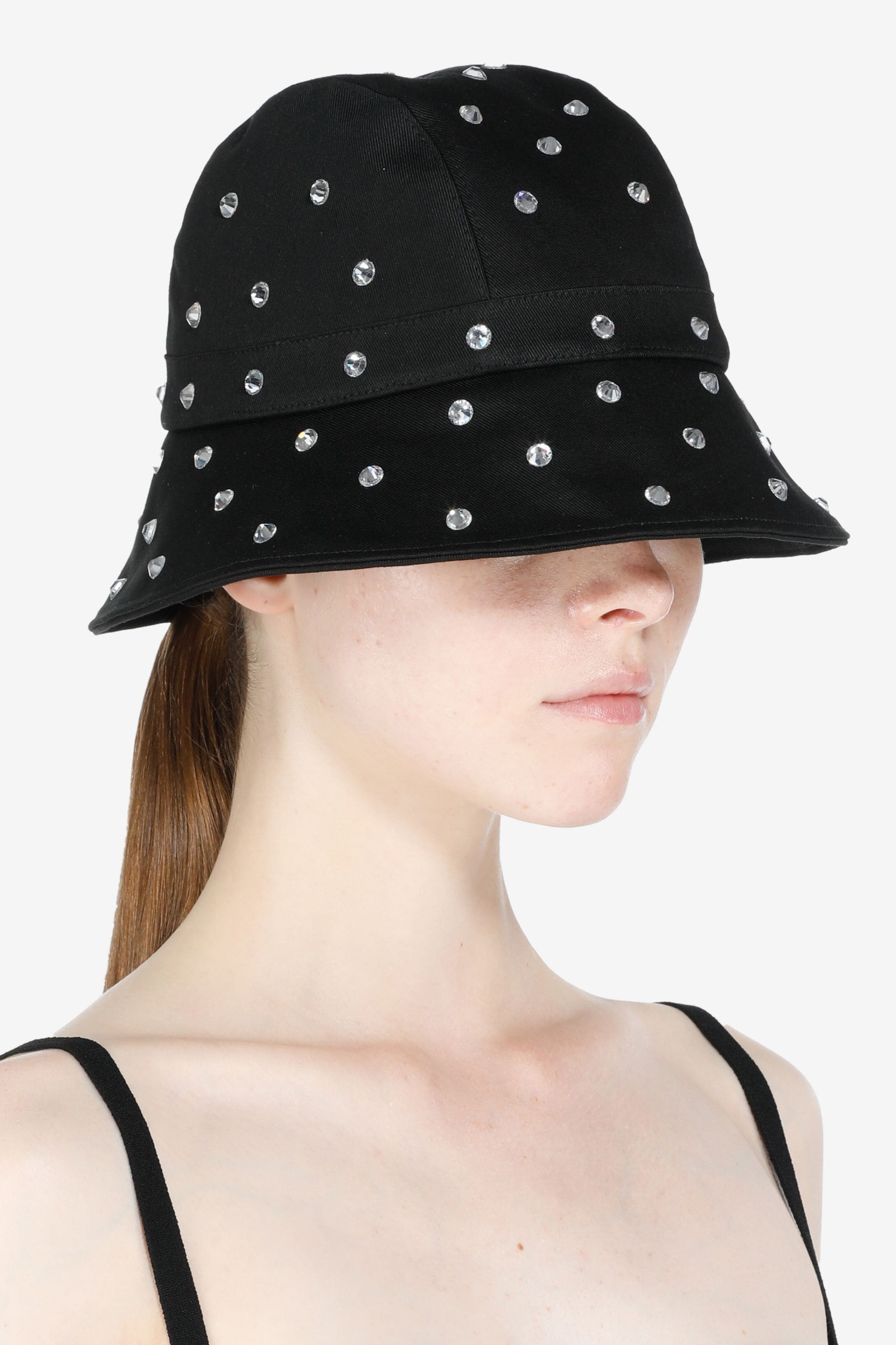 CRYSTAL-EMBELLISHED BUCKET HAT - 2