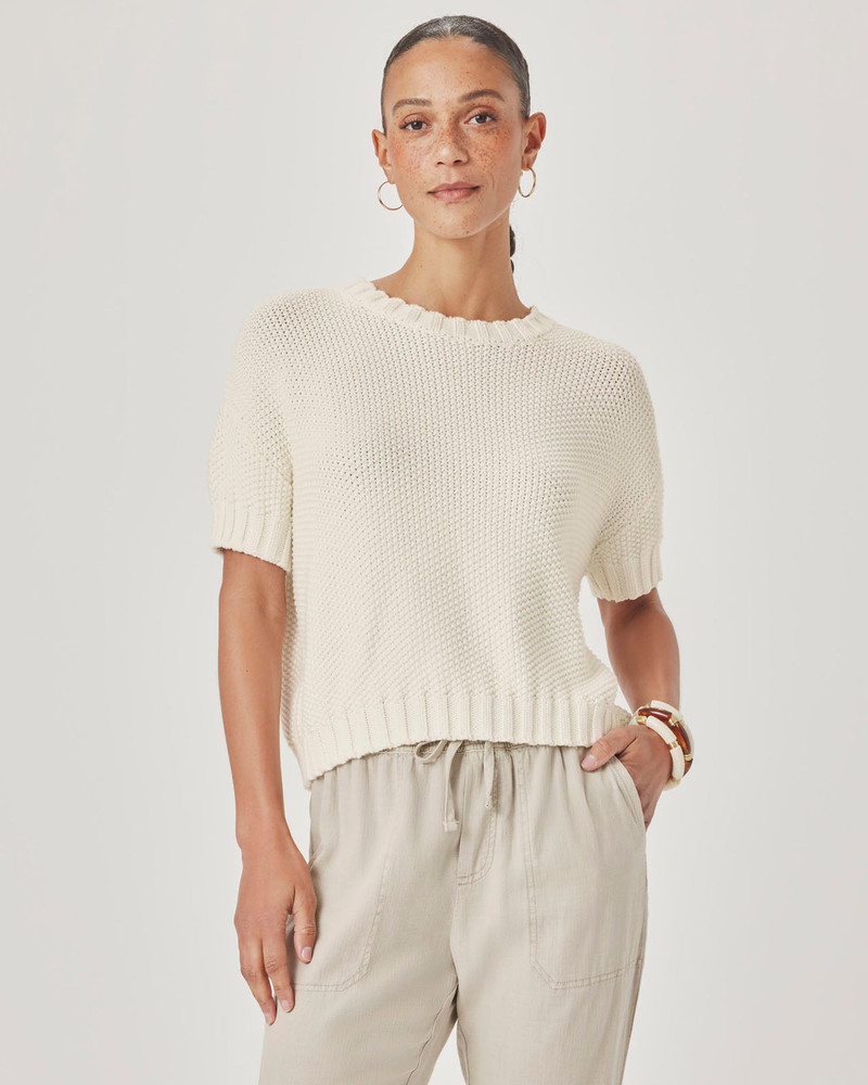 Splendid Annmarie Short Sleeve Sweater outlook