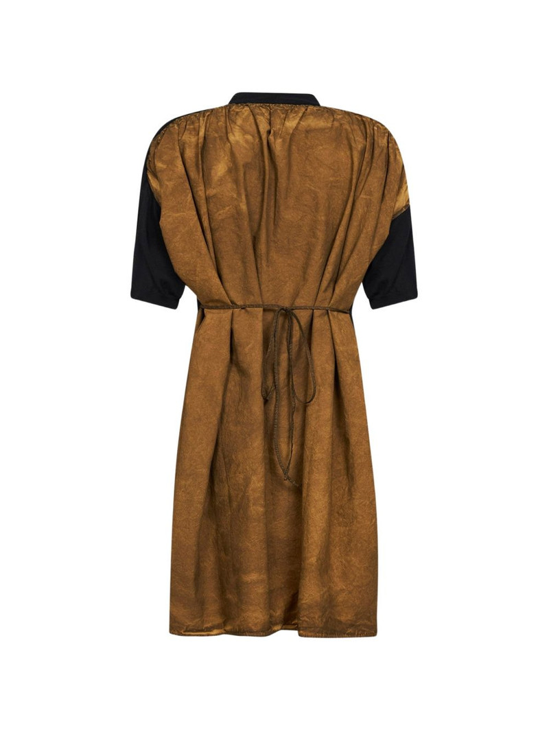 UMA WANG ribbed back-panel mini dress outlook