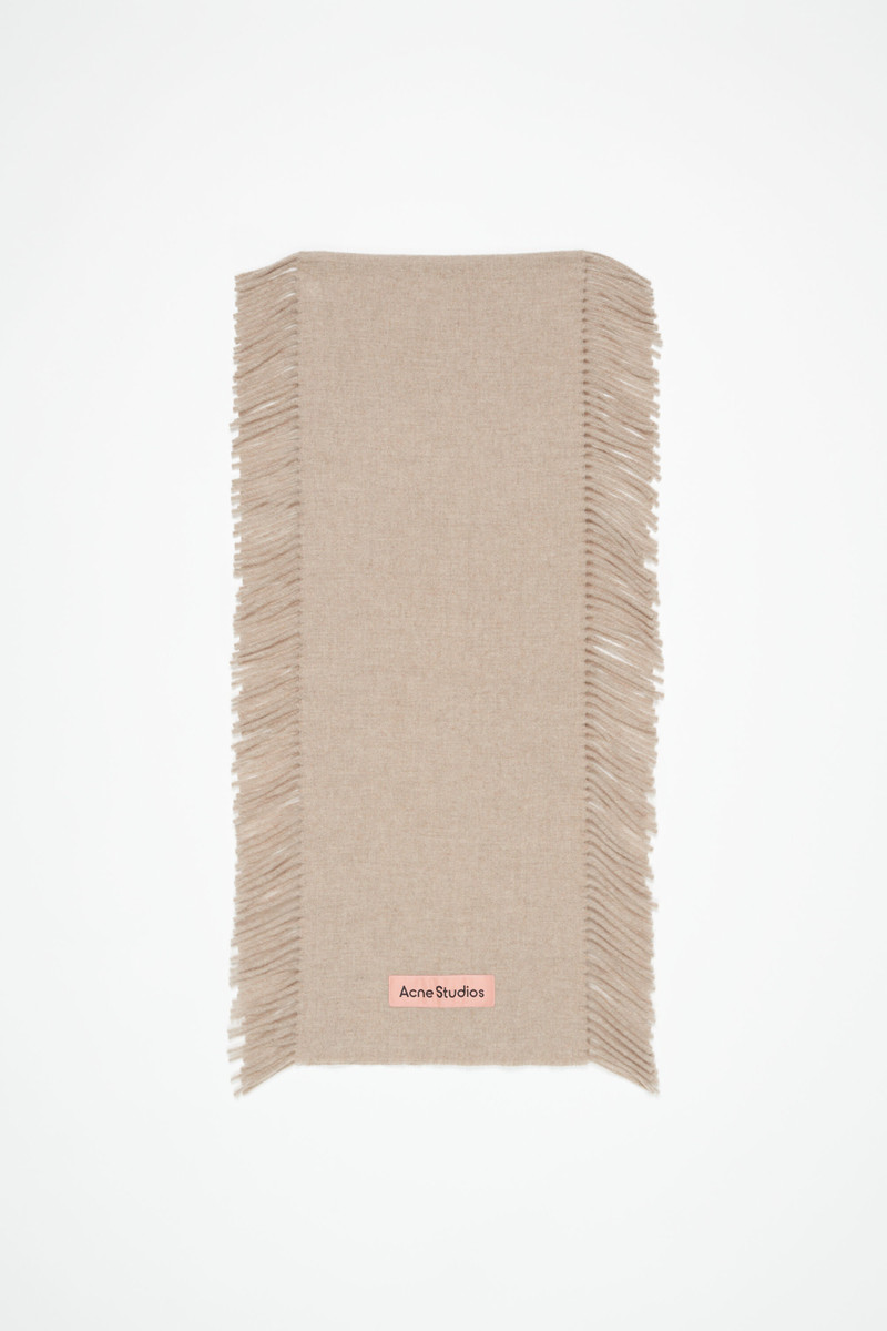 양모 fringed 가장자리 scarf 1