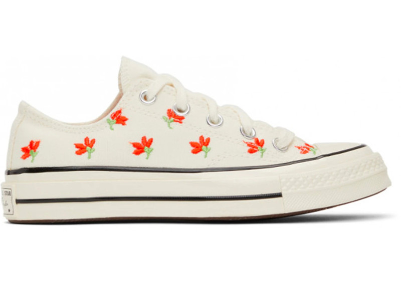 Converse Chuck Taylor All Star 70 Ox Embroidered Garden Party Poppy (Women's) 1