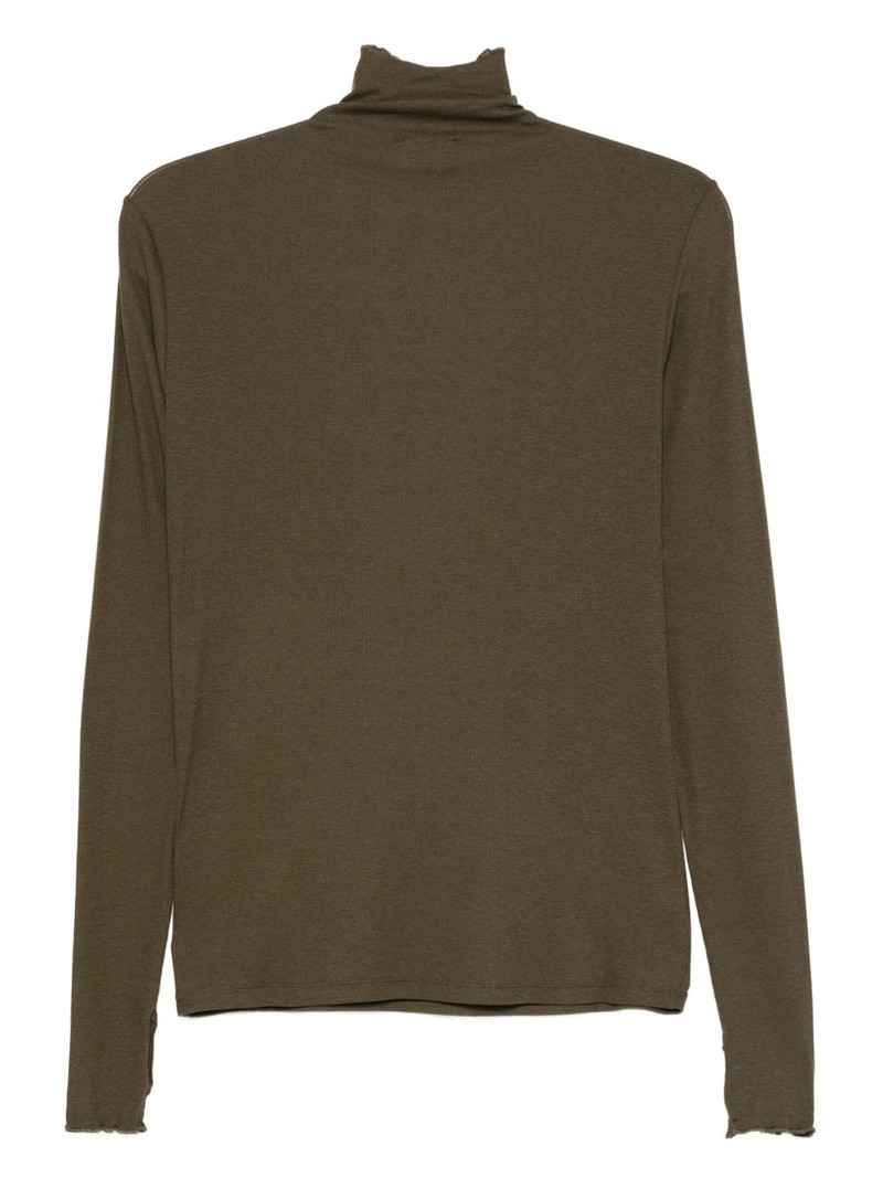 FILIPPA K ruffled high-neck top outlook