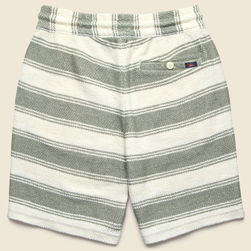 FAHERTY 8" Whitewater Sweatshorts - Shell Point Stripe outlook