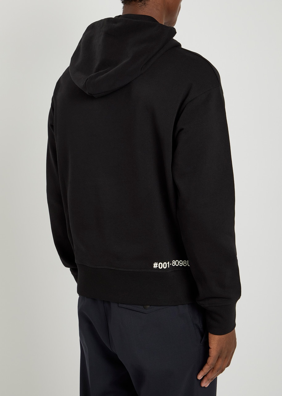 Moncler Grenoble Rubberised Logo-print Hooded Cotton Sweatshirt - 3