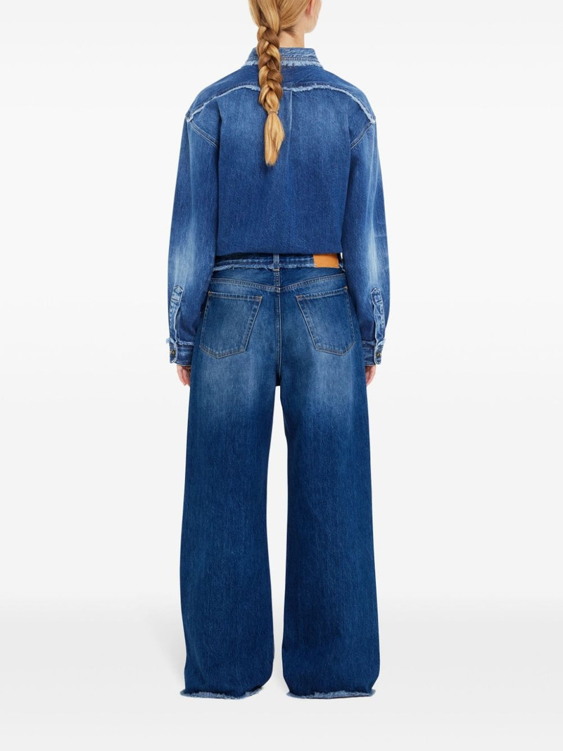 Fringed Relaxed Denim 바지 4