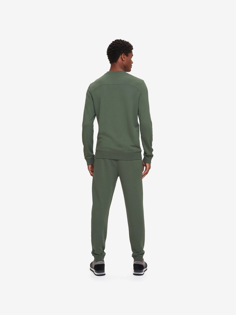 Men's Sweatshirt Quinn Cotton Modal Soft Green - 4