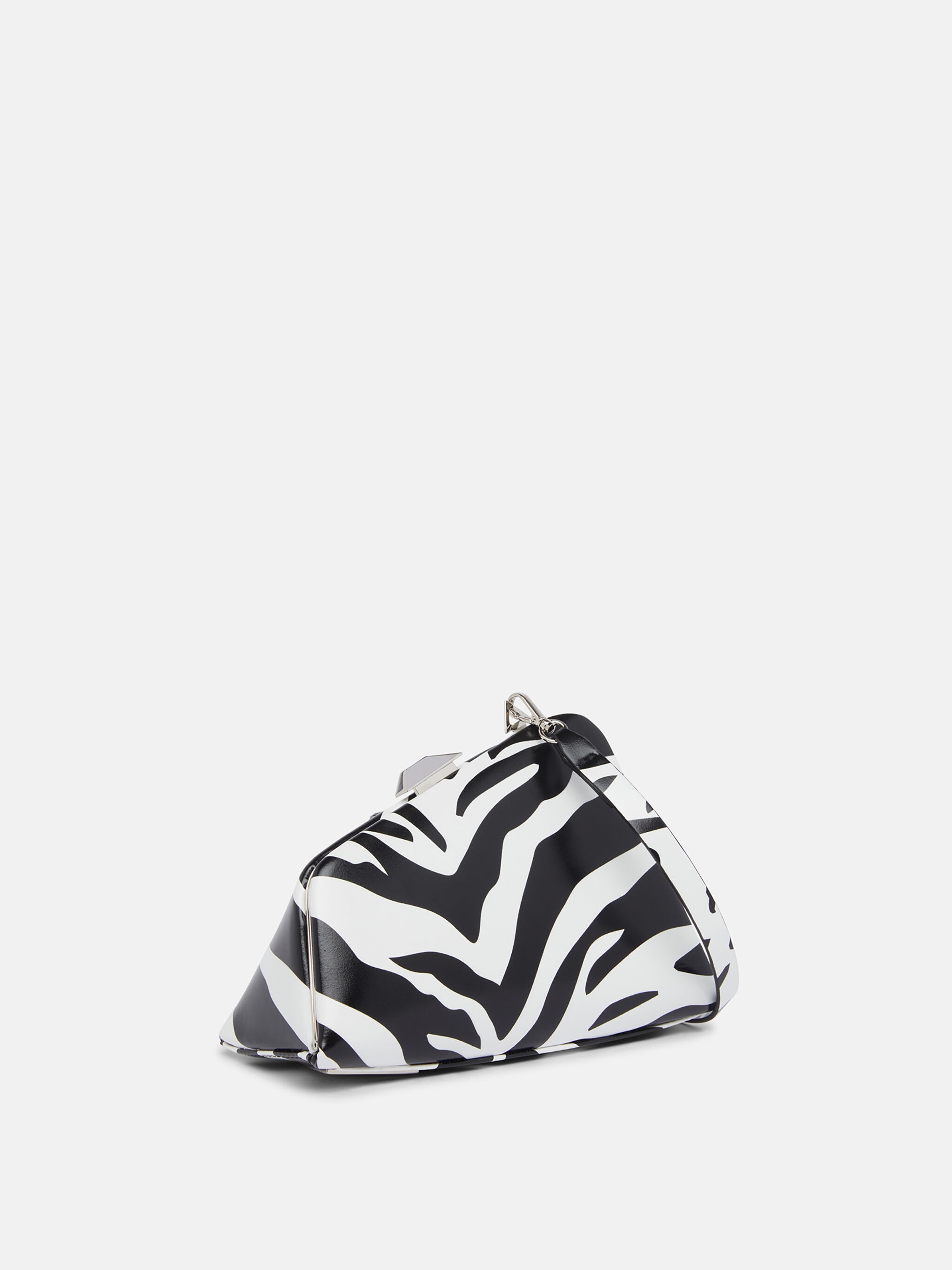 ''MIDNIGHT'' WHITE AND BLACK MINI CLUTCH - 3