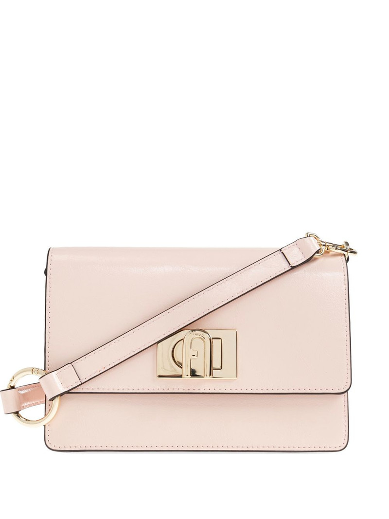 logo clasp shoulder bag 1