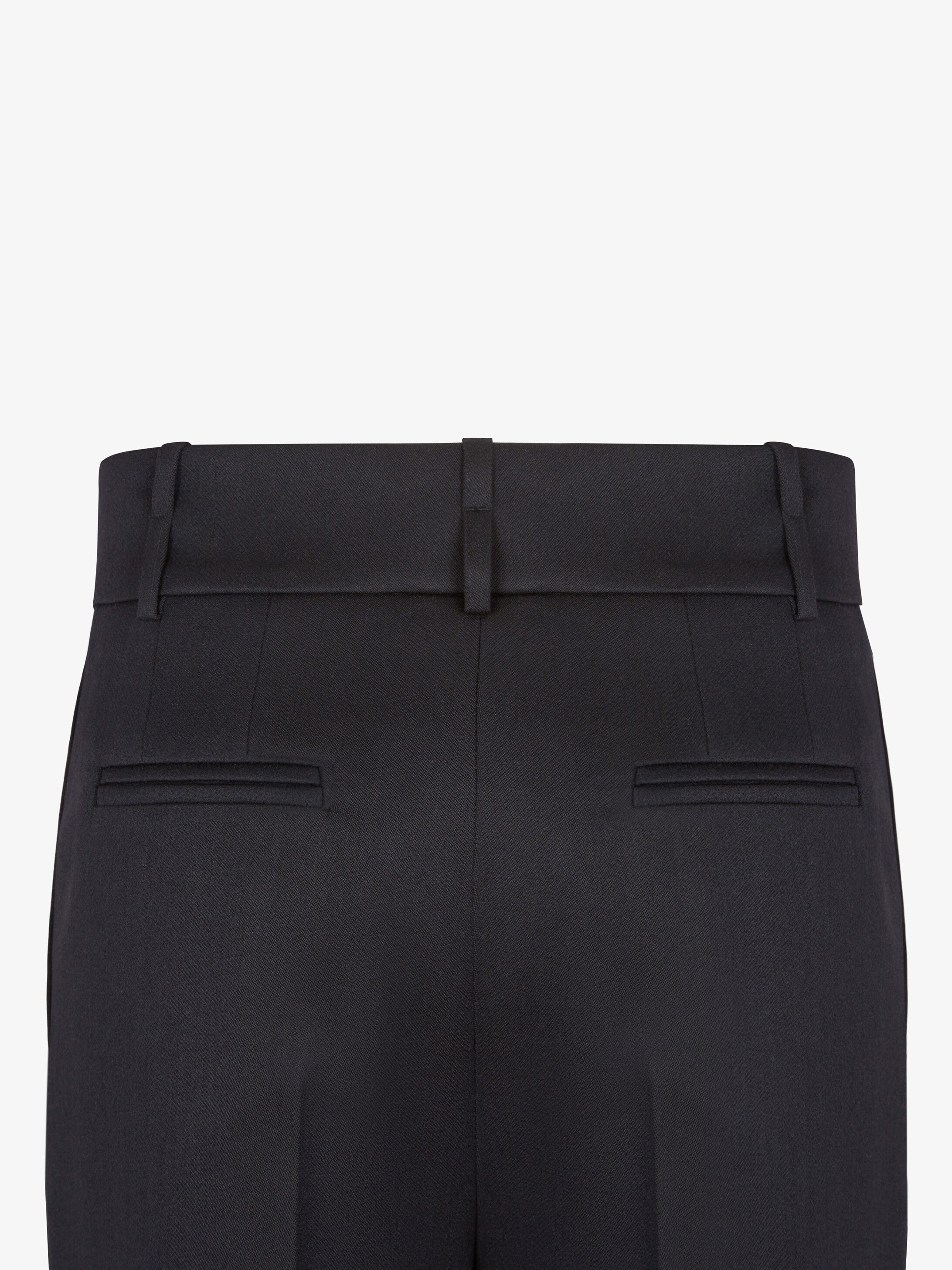 High waisted pants in drill wool - 5