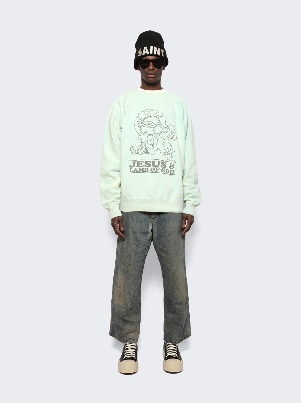 Jesus Sweatshirt Blue - 2