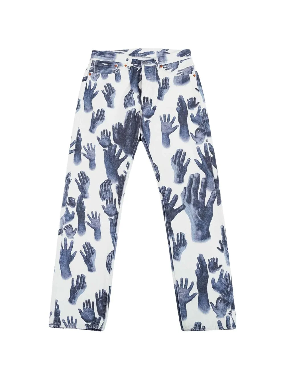 x Levi's 501 hands-print jeans - 1