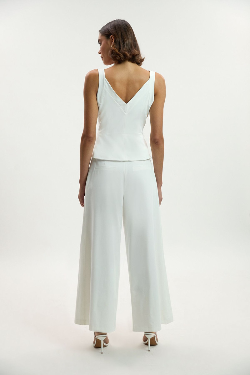 Tailored Tux Wide Leg Jumpsuit 3