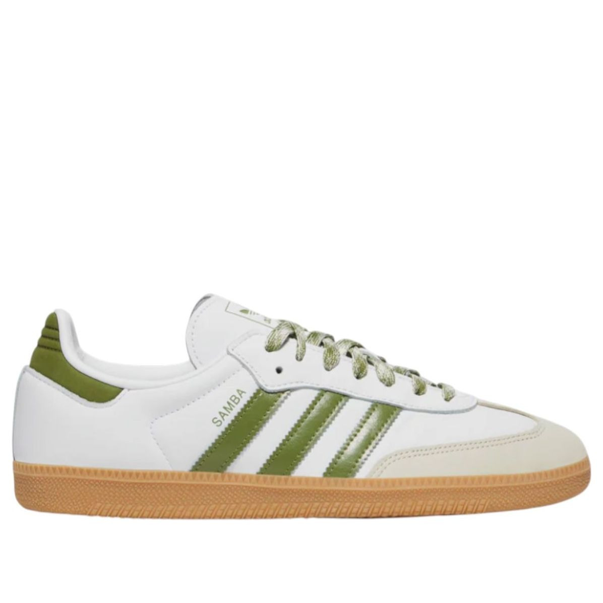 (WMNS) adidas Samba OG 'Cloud White Tech Olive' JS1352 - 5