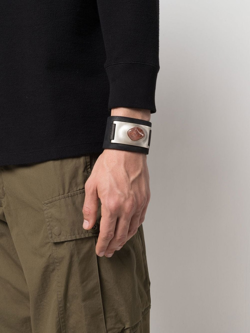 Parts of Four Amulet sunstone leather bracelet outlook